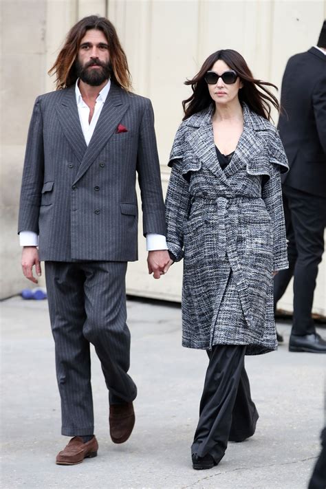 monica bellucci.a chanel|Monica Bellucci Attends Chanel With Her Boyfriend Nicolas .